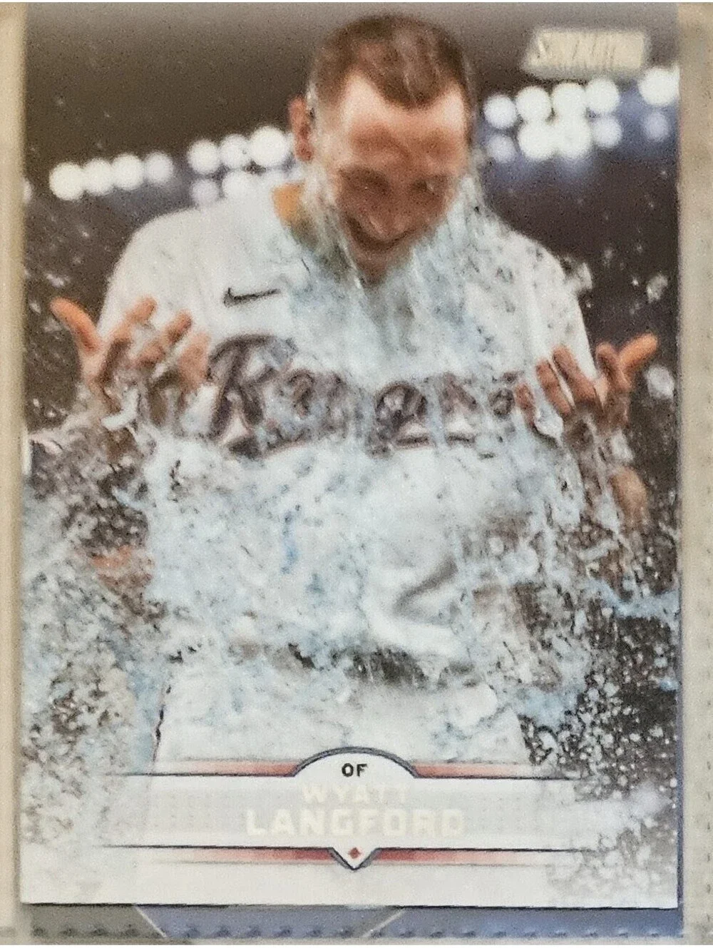 2025 Topps Stadium Club 189 Wyatt Langford Texas Rangers